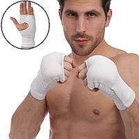 Накладки (перчатки) для каратэ белые LG20-W, M: Gsport L