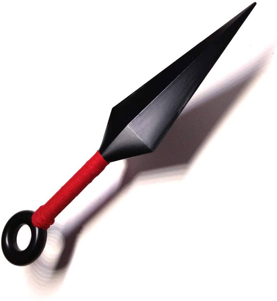 Кінжал кунай, Наруто, (червона ручка) косплей аксессуар, 25 см - Kunai, Naruto, Cosplay, фото 1
