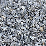 Галька декоративна мармурова сіра для клумб (ціна за 1 кг від 1 тони), фото 3