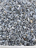 Галька сіра декоративна мармурова для клумб (ціна за 1 кг від 1 тони), фото 5