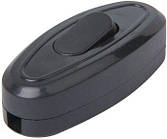 Вимикач світла 1-клавішний 6A чорний [l020002] e.switch wires.6A.black E.NEXT