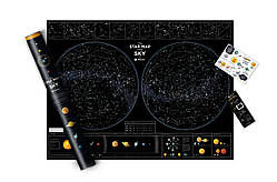 Карта зоряного неба Star map of the sky