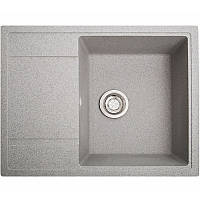 Мийка кухонна гранітна Terra Олімпія 650х500 Світло сірий