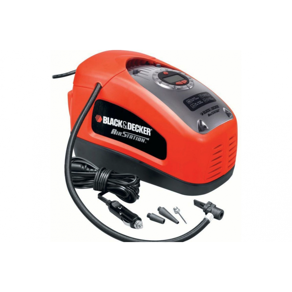 Автомобільний компресор BLACK+DECKER ASI300, 11 Атм