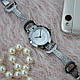 Годинники наручні жіночі DKNY NY2751 кварцові, з фіанітами, сріблясті, США, фото 3