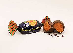 Цукерки Апельсиновий крюшон у глазурі, Амадей, 1 кг