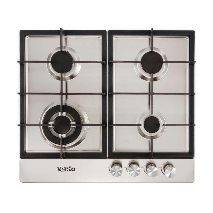Вбудована газова варильна поверхня для кухні Ventolux HG C7 CEST (X), нержавіюча сталь на 4 конфорки, фото 1