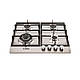 Вбудована газова варильна поверхня для кухні Ventolux HG C7 CEST (X), нержавіюча сталь на 4 конфорки, фото 2