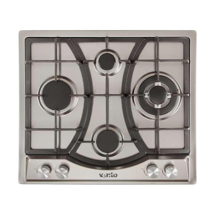 Газова варильна поверхня для кухні Ventolux HG E7 CEST (X), нержавіюча сталь, на 4 конфорки, фото 1
