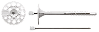 Тарел. анкер 10х180/100 терм. гл /мет. гвоздь (LMD). Тарельчатый анкер с металлическим гвоздём с термоголовкой