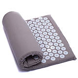 Масажний килимок аплікатор Кузнєцова (Acupressure mat) для спини та ніг FI-1709 65x40см, фото 5