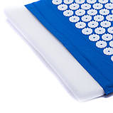 Масажний килимок аплікатор Кузнєцова (Acupressure mat) для спини та ніг FI-1709 65x40см, фото 4