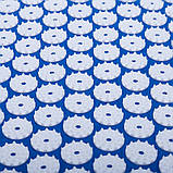 Масажний килимок аплікатор Кузнєцова (Acupressure mat) для спини та ніг FI-1709 65x40см, фото 3