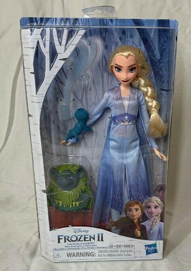 Лялька Ельза із саламандрою та тролем Frozen Elsa Fashion Doll