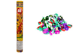 Хлопавка 40 см, пневматична, різнокольорові фігурки з фольги (400263)