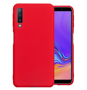 Чохол силіконовий для Samsung Galaxy A7 2018 (A750) червоний