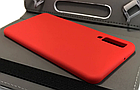 Чохол силіконовий для Samsung Galaxy A7 2018 (A750) червоний, фото 5