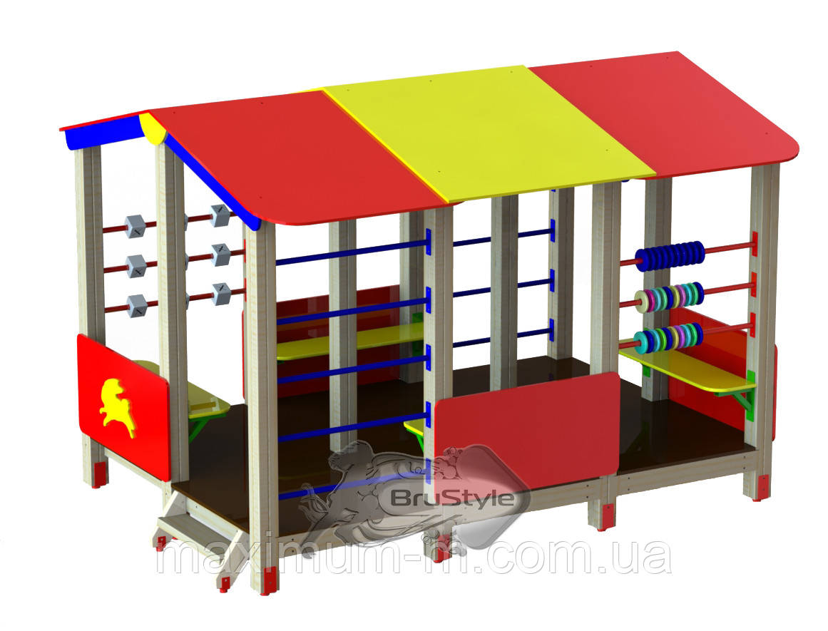 Бесідка-навіс із рахами BruStyle