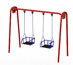 Гойдалка подвійна велика на ланцюгах BruStyle DIO312.3