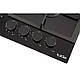 Комбінована варильна поверхня Ventolux HG622 B9G CS (BK), чорне скло, 2 газ + 2 електро Hi-Light, фото 4