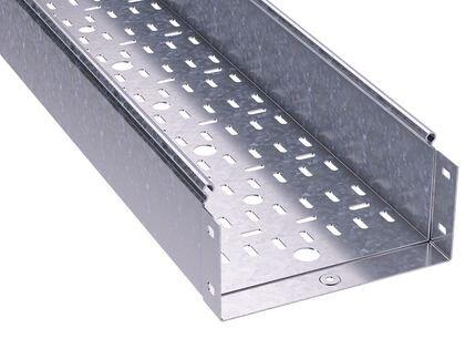 Короб/лоток перфорований 150х100 довжина 3 м, нержавіюча сталь, s5 Combitech, дкс [35342inox], фото 1