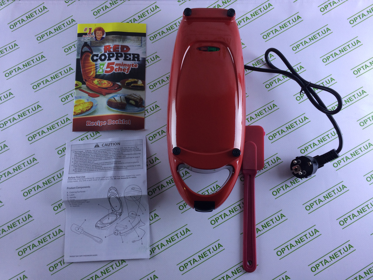 Електрична сковродка / омлетница / Copper Red 5 Minute Chef, фото 1