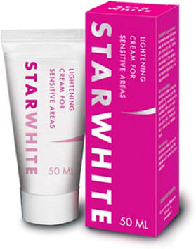 Освітлювальний крем для інтимних зон Star White Lightening Cream For Sensitive Area