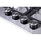 Комбінована варильна поверхня Ventolux HG631 B3 S (X), нержавіюча сталь, 3 газ + 1 електро, фото 6