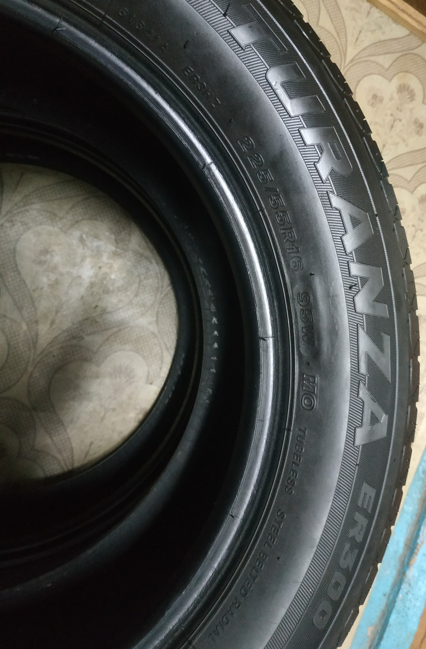 2шт. Шины 225/55 R16 95W Bridgestone Turanza er300 Лето - фото 5 - id-p1297608243