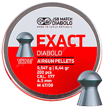 1453.05.68 Пули пневм JSB Diabolo Exact 4,5 мм , 0,547 гр. (200шт/уп)