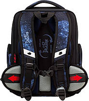 Каркасний ранець для хлопчика і сумка для взуття в 1-4 клас з принтом Космос DeLune 11-031, фото 2