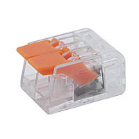 Конектор на два контакти (450 В, 32 А) самозатискний