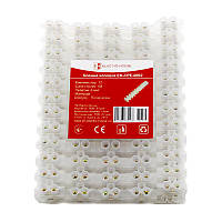 Клемна колодка 6A 6mm2 ПЕ гвинтовий затискач