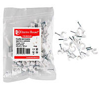 Кліпса з цвяхом кругла 12 мм (100 шт. упак)