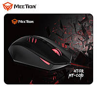 Игровой набор мышь + коврик Gaming Combo 2in1 Mouse/MousePad MEETION MT-CO10