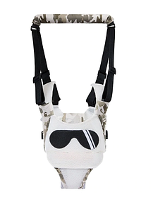 Дитячі віжки Baby Walker Assistant. Сітчасті. Колір білий. (18012)