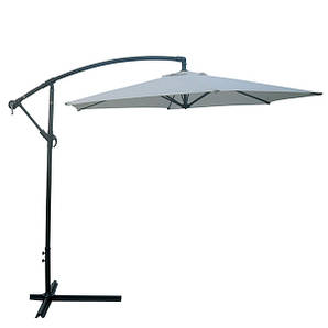 Парасолька садова з нахилом діаметр 2,7 м бежева FNGD-03