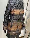 Жіноче зимове пальто з принтом. Супер!!!, фото 5