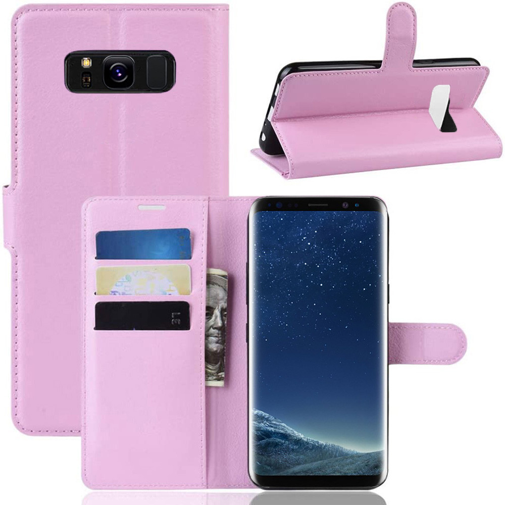 Чохол-книжка Litchie Wallet для Samsung G950 Galaxy S8 Pink
