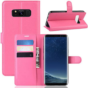 Чохол-книжка Litchie Wallet для Samsung G955 Galaxy S8 Plus Rose