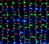 Гірлянда штора завіса Водоспад 3х3 м 280 LED велика лампа 3D (білий шнур, з перехідником), фото 4