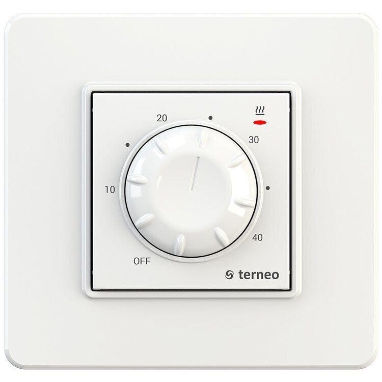 Терморегулятор для теплої підлоги 16A 3000BA [4820120220180] білий RTP Terneo