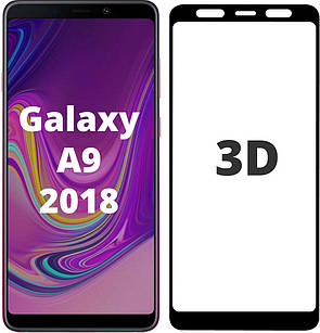 Захисне скло 3D для Samsung Galaxy A9 2018 (А920) Black