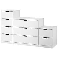 IKEA NORDLI (192.480.15) Комод, 9 ящиков, антрацит