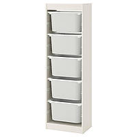 IKEA TROFAST (992.284.76) Шкаф с контейнерами, белый, белый