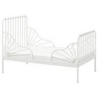 IKEA MINNEN ВИСУВНА (291.239.58) каркас ліжка, білий, 80x200 см)