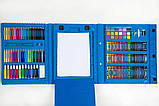 Набір для дитячої творчості у валізі | набір канцелярських товарів для малювання з мольбертом, фото 9