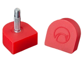 Набійки поліуретанові на штирі CASALI Standart 14*14 мм штир 2.9 мм колір червоний