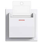 Карточний механічний вимикач Asfora з рамкою ABS білий [EPH6200121] Шнейдер Електрік