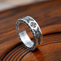 Мужское серебряное большое кольцо Chrome Hearts 13,6 гр Меч 20,5 размер